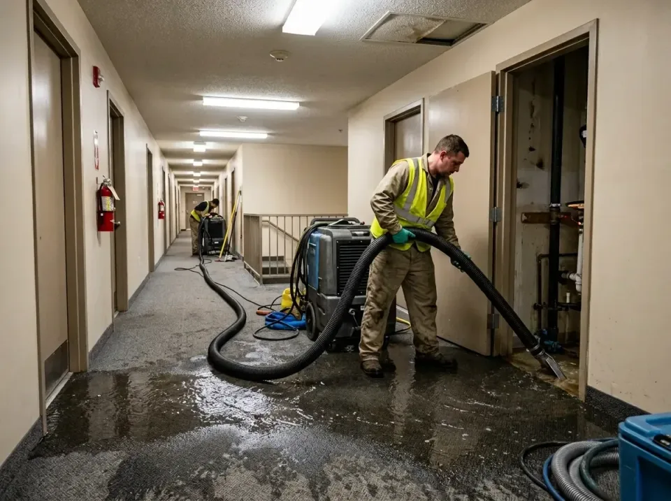 multi-unit-apartment-hallway-f-005 — frequently asked questions, Emergency Burst Pipe Water Extraction & Removal in Galliano…
